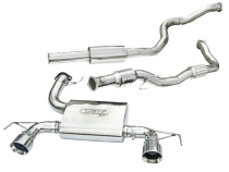 Opel Corsa D 07-09 Nurburgring Turboback-sportavgassystem (Med Sportkatalysator & Ljuddämpare) Cobra Sport
